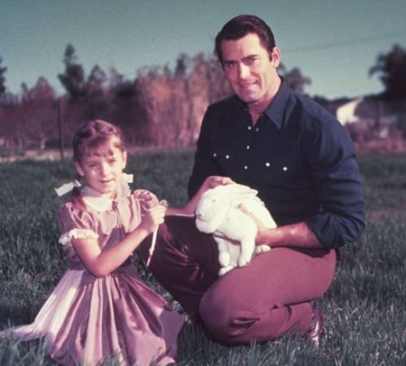 Clint Walker with his daughter, Valarie Jean