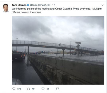 Tom told that he informed police via Twitter