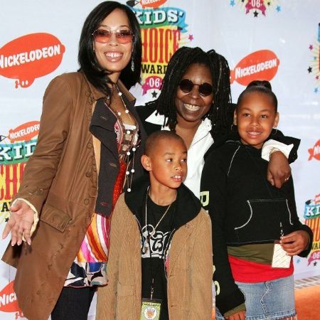 Bernard's wife and children on red carpet for Kids' Choice award