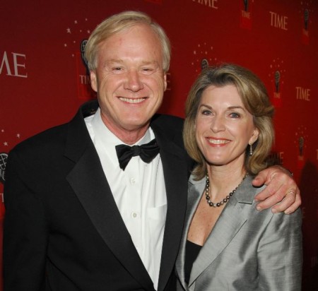 Chris Matthews and his wife, Kathleen at the TIME Magazine's 100 Most Influential People 2007