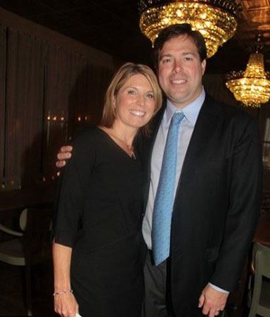 Mark and Nicolle Wallace together in the function.