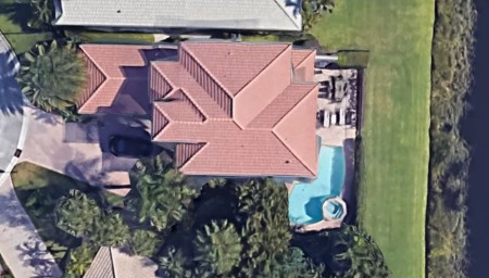 Hank Kuehne's house in Palm Beach Gardens, Florida