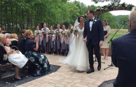 Matt Rivera and Kasie Hunt's wedding