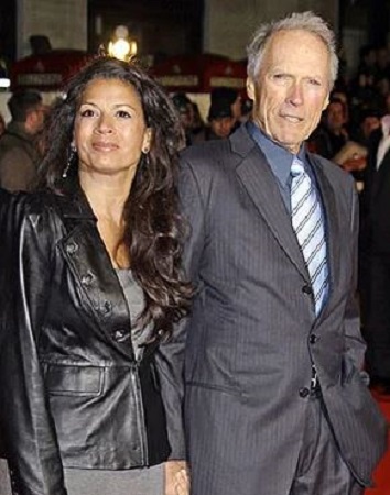 Image: Clint Eastwood and his second wife, Dina Ruiz.
