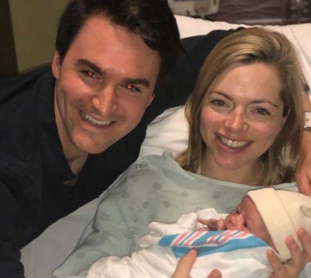 Kayla Tausche and her husband welcomed their daughter, Catherine in September 2018