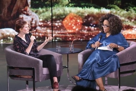 Tara Westover in an interview with Oprah Winfrey