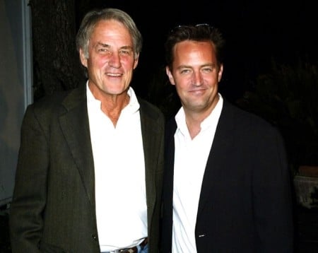 Matthew Perry with his father John
