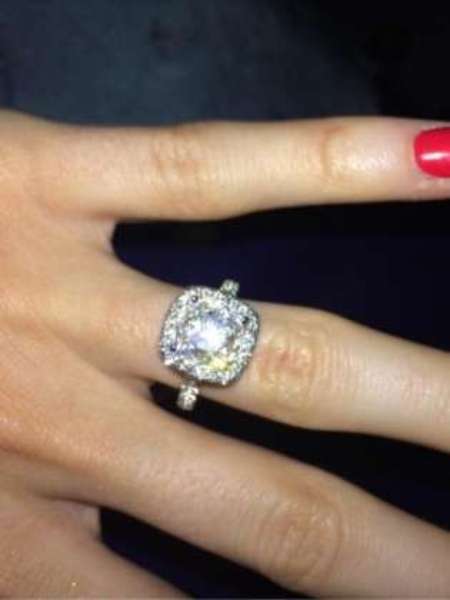 A. J. McCarron gifted a precious diamond ring to his fiancee, Katherine Webb