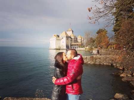 Angela Akins Garcia and Sergio Garcia spent their vacation at their Chateau De Chillon castle