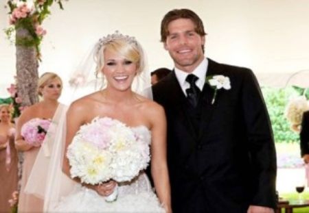 Carrie Underwood with her husband, Mike Fisher