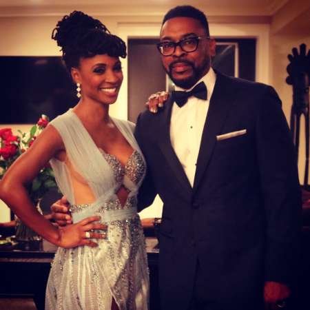 Daren Dukes and his wife, Shanola Hampton are ready to attend Elysium Award function for charity work