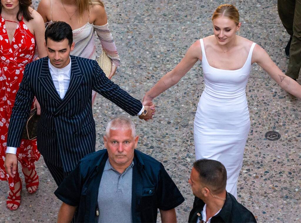 Joe Jonas and Sophie Turner at their wedding in France