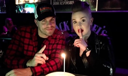 Kelly Osbourne and her former flame Dustin Lynch at the candle light dinner