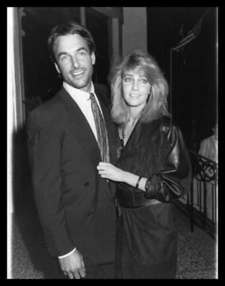 Mark Harmon and Heather Locklear during the mid-1980s