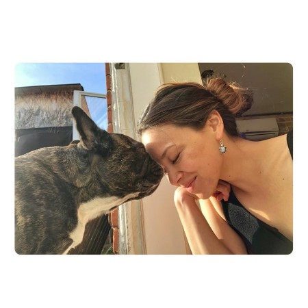 Melissa O'Neil loves her pet dog, Tehya