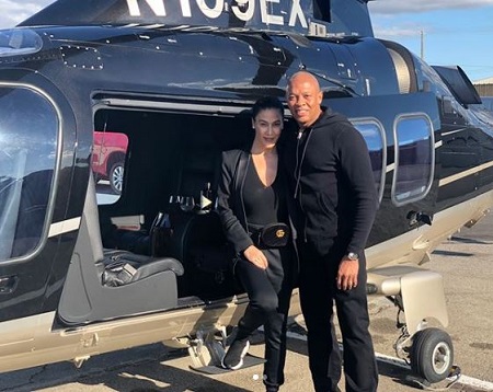 Dr Dre and Nicole Young ready for the vaction
