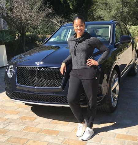 Morgan flaunting her ride, it's an expensive Bentley. Know more about Morgan net worth, salary, assets, wealth and other source of income.