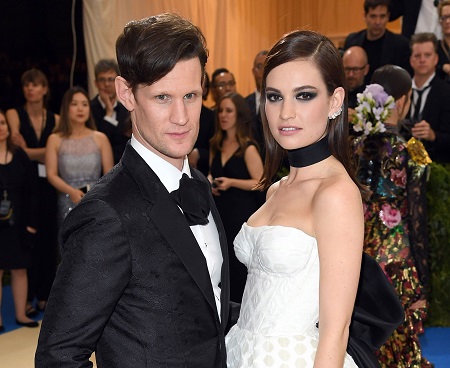 Matt Smith and Lily James at the Met Gala