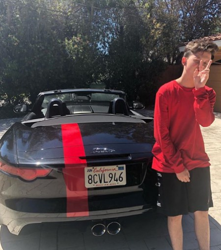 Jacob with his brand new Jaguar. Know about his net worth, earnings, income, salary, revenue, wealth.