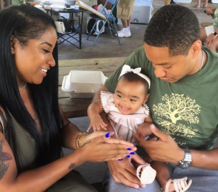 Antonia and partner Robert with daughter Reign. Know more about her net worth, salary, married, husband, spouse, boyfriend and affairs