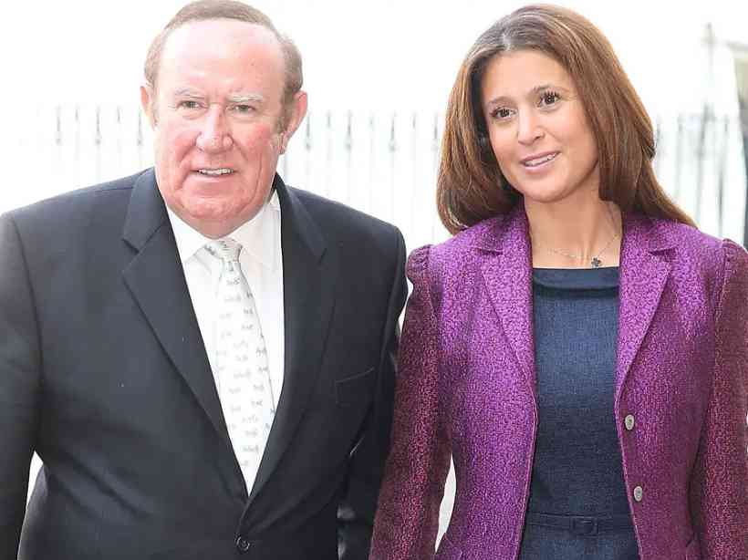 Andrew Neil with his wife Susan Nilsson. wife, partner, lover, spouse, wife