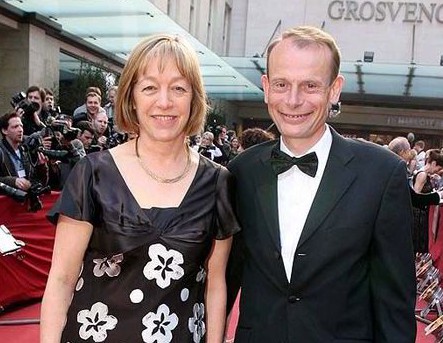 Andrew Marr with his wife Jackie Ashley. wife, spouse, personal life, married