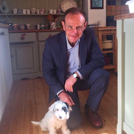 Norman Smith with his dog