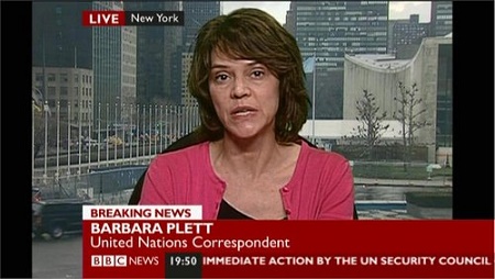 Barbara Plett reporting at BBC.Know more about her career.