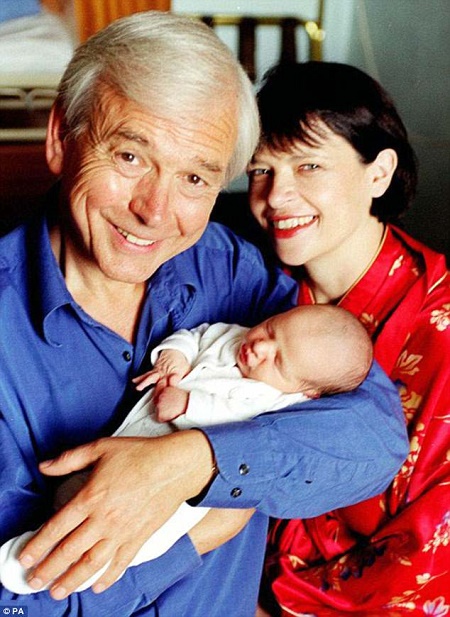 Valerie Sanderson with her former husband John  and a son 