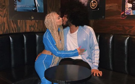 Emmanuel Lateju kissing his girlfriend, Zhavia Ward; Know about their relationship