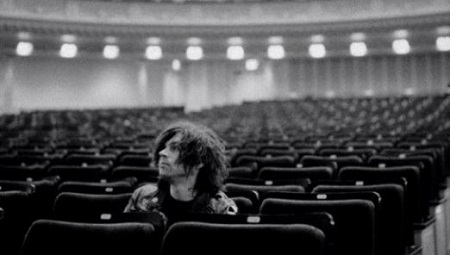 Ryan Adams while on a video shoot.
