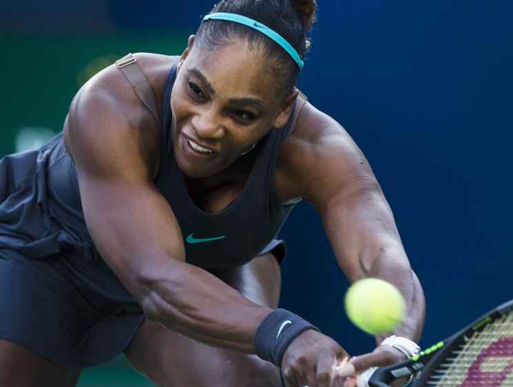 Serena Williams during tennis Tournament. career, professional life