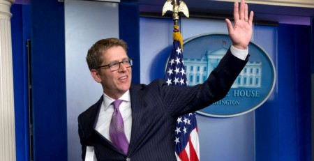 Jay Carney at White House