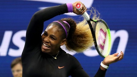 American professional tennis player, Serena Williams