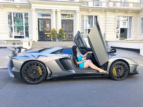 Graciela Montes owns a car named Aventador S Lamborghini