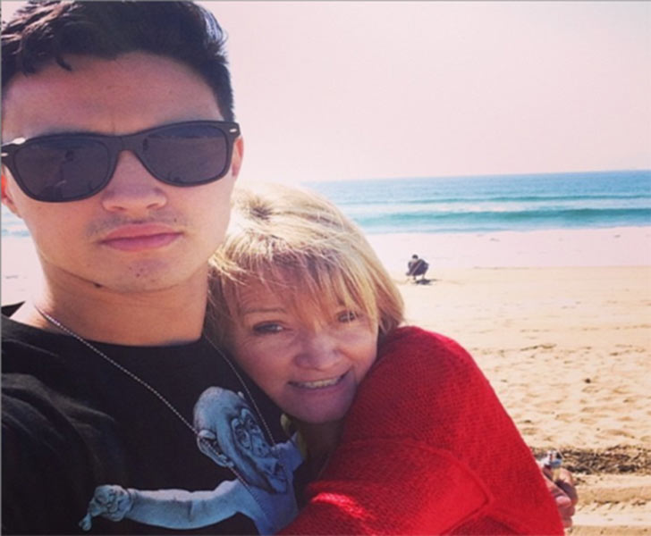 Snap: Actor Gavin Leatherwood with his mother, Jill Rigby Baltzer