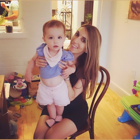 Tara Maller with her nephew in Washington, District of Columbia on 29th June 2019