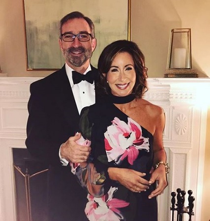 Image: Mary with her husband, Bruce  getting ready for the party