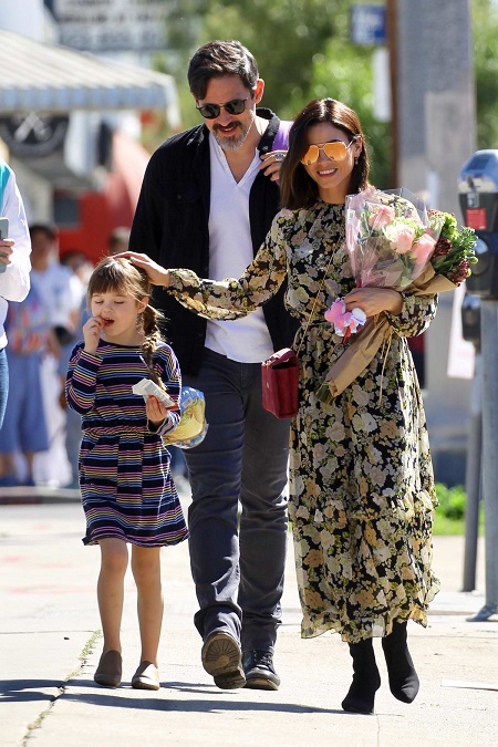 Steve Kazee and Jenna Dewan's daughter step out for an afternoon walk in West Hollywood, Los Angeles