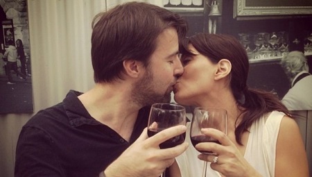 Love is in the air: Nichols and husband, Lexton.