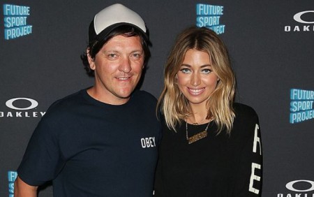 Image: Chris Lilley and his ex-girlfriend, Milly Gattegno, Source: gettyimages