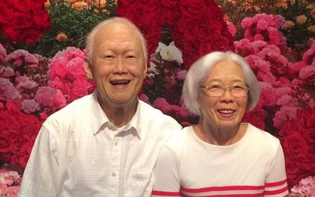 Image: Lee Hsien Yang's parents, Lee Kuan Yew and Kwa Geok Choo, Source: Kwa Kim Li