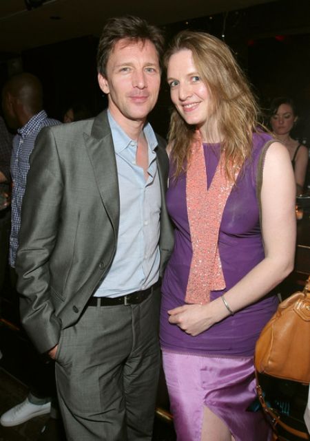 Image: Dolores Rice with her husband, Andrew McCarthy arrived at the after-party for The Good Guy during the Tribeca Film Festival at Tenjune on 26th April 2009 in New York City