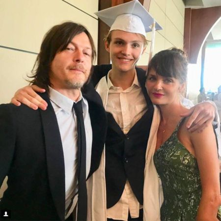 Helena Christensen and Norman Reedus with their son, Mingus Lucien Reedus