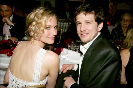 Diane Kruger with her fiance, Guillaume Canet