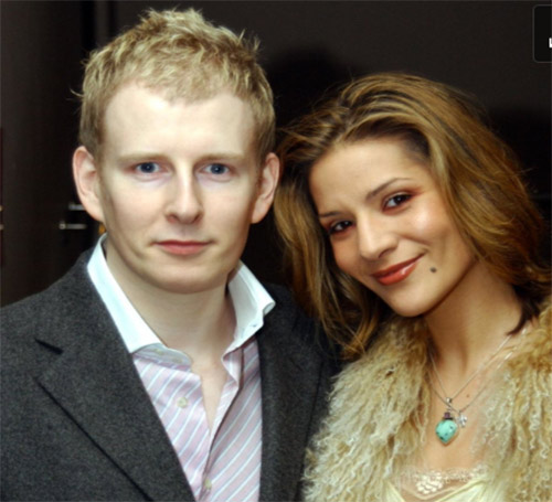 Patrick Keilty with his ex-fiancee, Amanda Byram