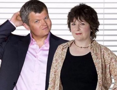Image: Adrian Chiles and his ex-wife, Jane Garvey were nicknamed as the BBC Golden couple
