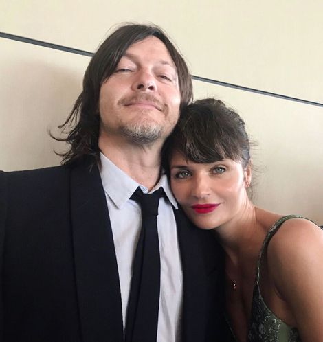 Norman Reedus with his ex-wife Helena Christensen