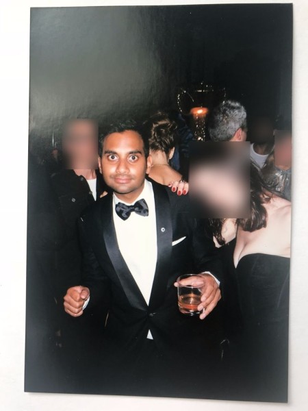 Photo: Aziz Ansari with her date on the right side