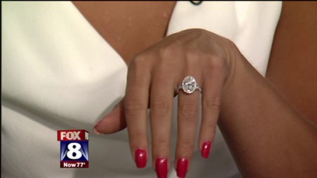 Melissa Mack's engagement ring